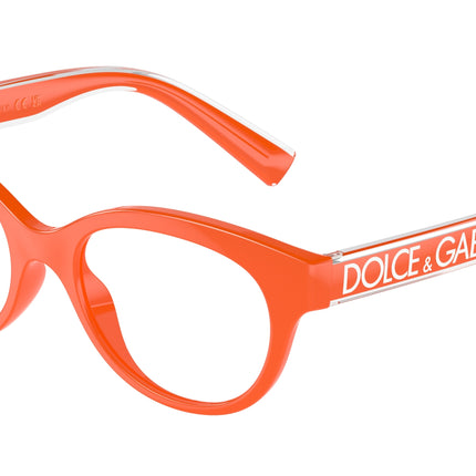 Dolce & Gabbana Kids DX5003 Phantos Eyeglasses  3338-Orange 46-130-17 - Color Map Orange