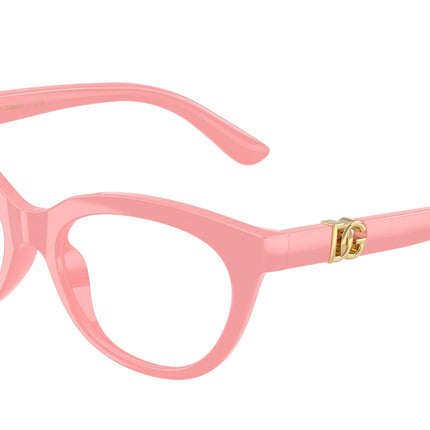 Dolce & Gabbana Kids DX5005U Butterfly Eyeglasses  3098-Pastel Pink 48-130-15 - Color Map Pink