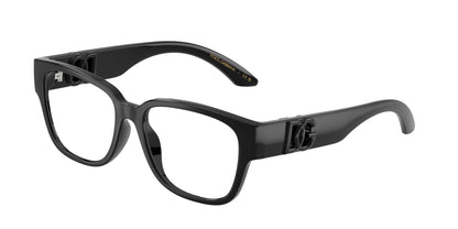 Dolce & Gabbana Kids DX5006 Square Eyeglasses  501-Black 49-130-15 - Color Map Black