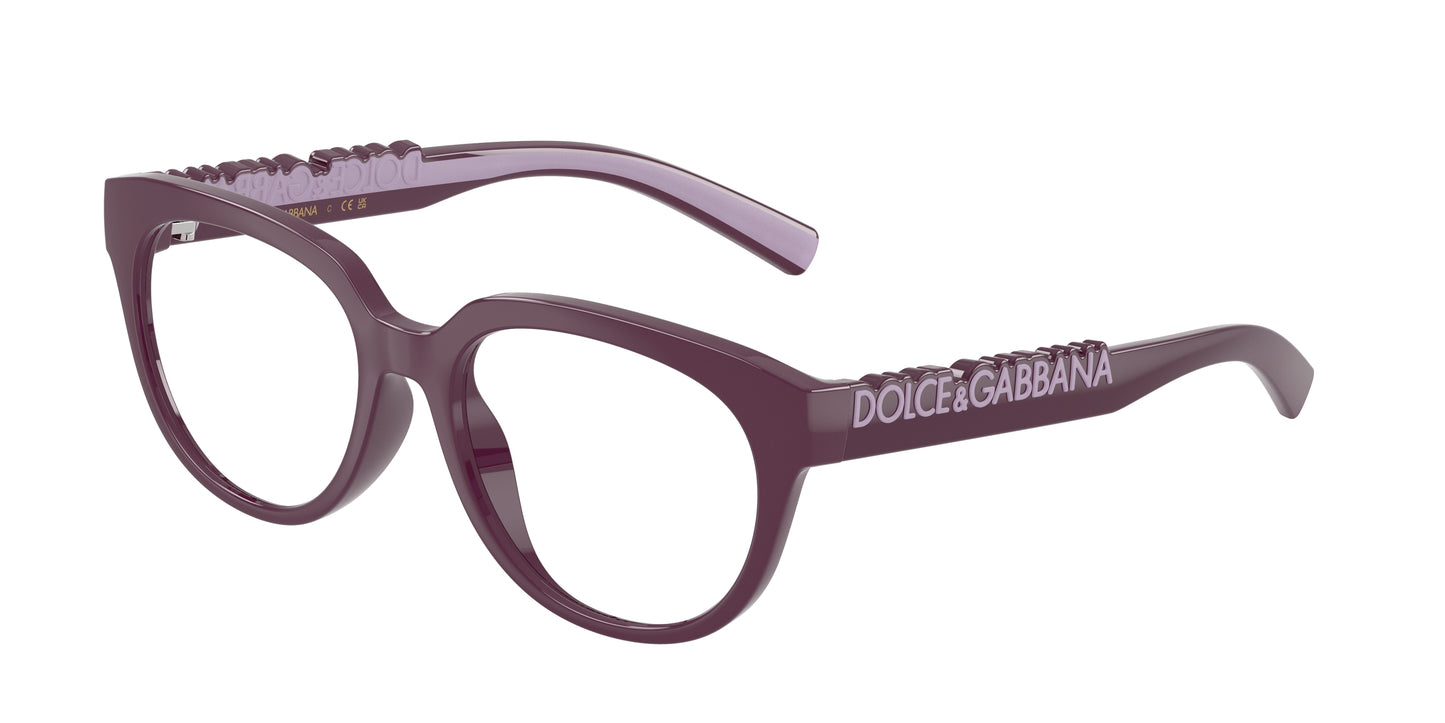 Dolce & Gabbana Kids DX5007 Phantos Eyeglasses  3360-Violet 49-130-16 - Color Map Violet