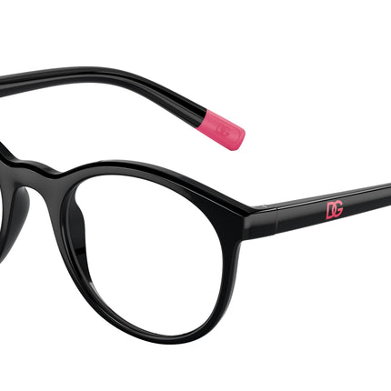 Dolce & Gabbana Kids DX5095 Phantos Eyeglasses  501-Black 48-130-19 - Color Map Black