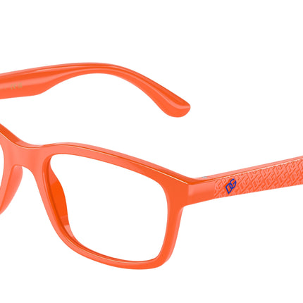 Dolce & Gabbana Kids DX5097 Rectangle Eyeglasses  3338-Orange 46-130-16 - Color Map Orange
