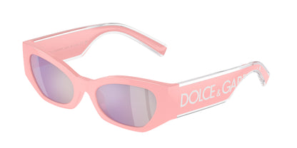 Dolce & Gabbana Kids DX6003 Cat Eye Sunglasses  30987V-Pink 48-130-18 - Color Map Pink