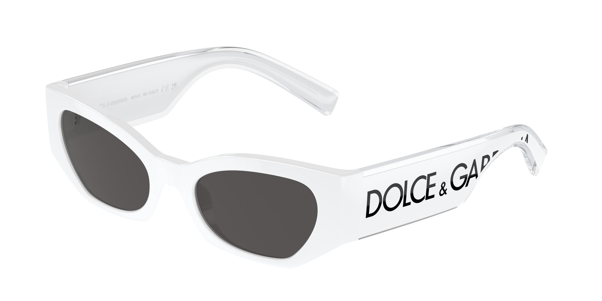 Dolce & Gabbana Kids DX6003 Cat Eye Sunglasses  331287-White 48-130-18 - Color Map White