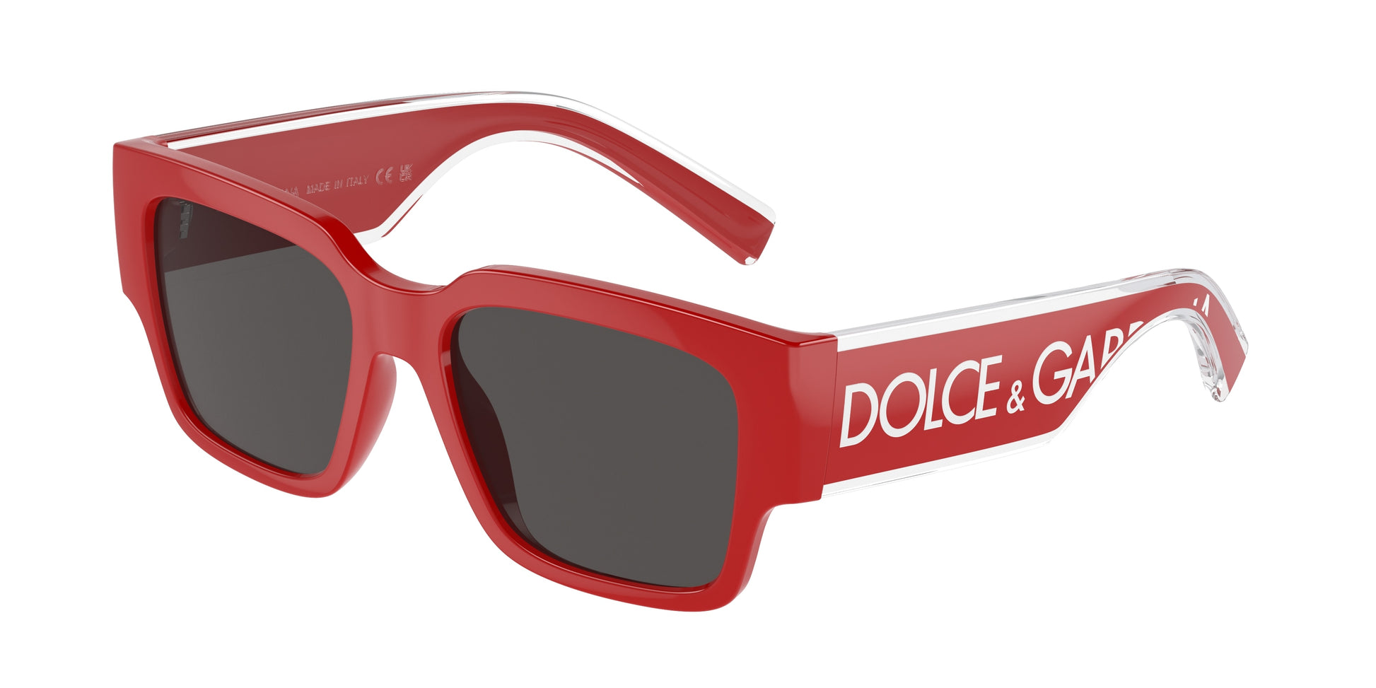Dolce & Gabbana Kids DX6004 Square Sunglasses  308887-Red 49-130-16 - Color Map Red