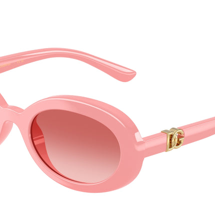 Dolce & Gabbana Kids DX6007U Oval Sunglasses  30982B-Pastel Pink 49-130-19 - Color Map Pink