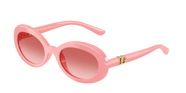 Dolce & Gabbana Kids DX6007U Oval Sunglasses  30982B-Pastel Pink 49-130-19 - Color Map Pink