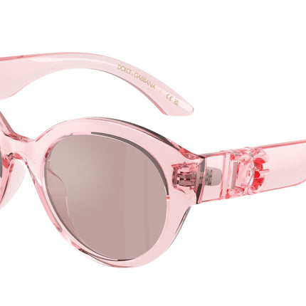 Dolce & Gabbana Kids DX6010 Butterfly Sunglasses  3098VS-Transparent Pink 47-130-17 - Color Map Pink