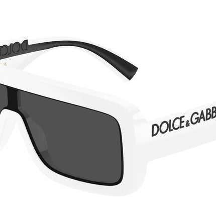 Dolce & Gabbana Kids DX6013 Rectangle Sunglasses  331287-White 18-130-118 - Color Map White
