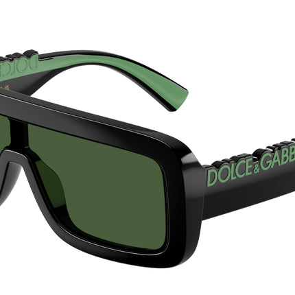 Dolce & Gabbana Kids DX6013 Rectangle Sunglasses  501/71-Black 18-130-118 - Color Map Black