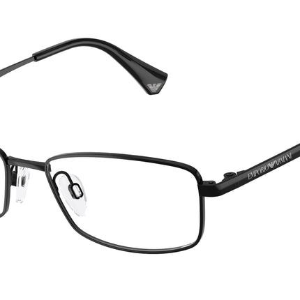 Emporio Armani EA1045TD Pillow Eyeglasses  3014-Shiny Black 54-145-17 - Color Map Black