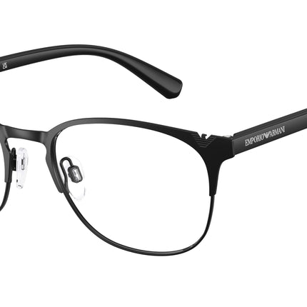 Emporio Armani EA1059 Oval Eyeglasses  3001-Matte Black 53-145-19 - Color Map Black