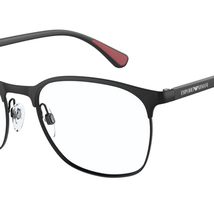 Emporio Armani EA1114 Oval Eyeglasses  3001-Matte Black 54-145-19 - Color Map Black