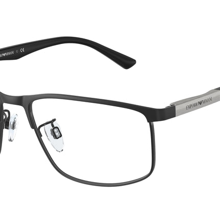 Emporio Armani EA1131 Pillow Eyeglasses  3001-Matte Black 54-145-17 - Color Map Black