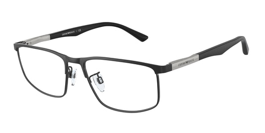 Emporio Armani EA1131 Pillow Eyeglasses  3001-Matte Black 54-145-17 - Color Map Black