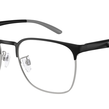Emporio Armani EA1135D Pillow Eyeglasses  3051-Matte Black/Matte Silver 55-145-20 - Color Map Black