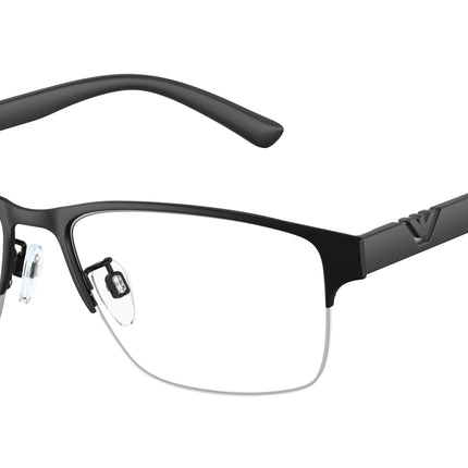 Emporio Armani EA1138 Pillow Eyeglasses  3001-Matte Black 56-145-17 - Color Map Black