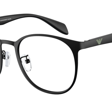 Emporio Armani EA1148 Phantos Eyeglasses  3001-Matte Black 52-145-20 - Color Map Black