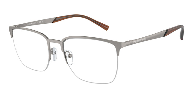 Emporio Armani EA1151 Pillow Eyeglasses  3010-Gunmetal 54-145-19 - Color Map Grey