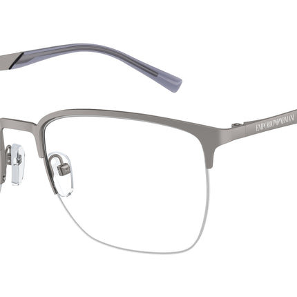 Emporio Armani EA1151 Pillow Eyeglasses  3303-Matte Gunmetal 56-145-19 - Color Map Grey