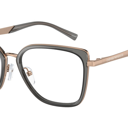 Emporio Armani EA1152 Cat Eye Eyeglasses  3361-Shiny Rose Gold 52-140-17 - Color Map Gold