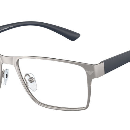 Emporio Armani EA1157 Rectangle Eyeglasses  3003-Matte Gunmetal 55-145-17 - Color Map Grey