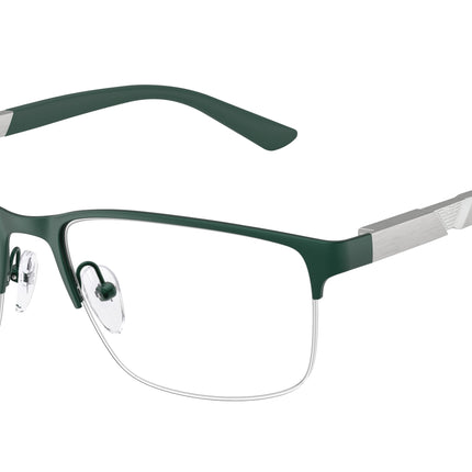 Emporio Armani EA1164 Rectangle Eyeglasses  3017-Matte Green 56-145-17 - Color Map Green