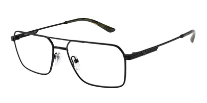 Emporio Armani EA1166 Square Eyeglasses  3001-Matte Black 57-145-17 - Color Map Black