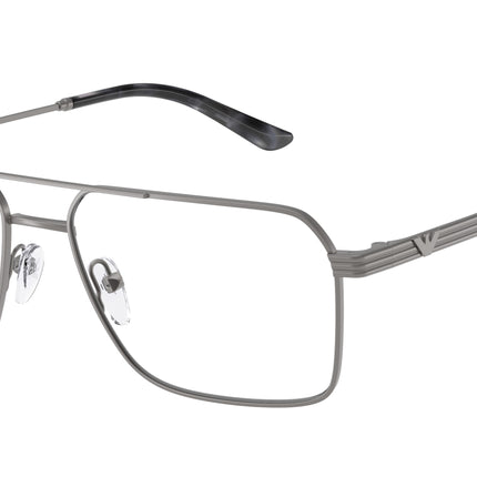 Emporio Armani EA1166 Square Eyeglasses  3003-Matte Gunmetal 57-145-17 - Color Map Grey