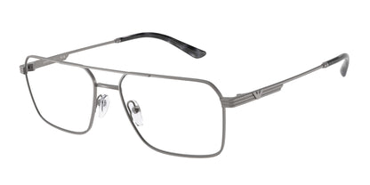 Emporio Armani EA1166 Square Eyeglasses  3003-Matte Gunmetal 57-145-17 - Color Map Grey
