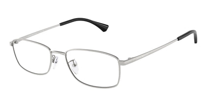 Emporio Armani EA1169D Pillow Eyeglasses  3015-Shiny Silver 55-145-18 - Color Map Silver