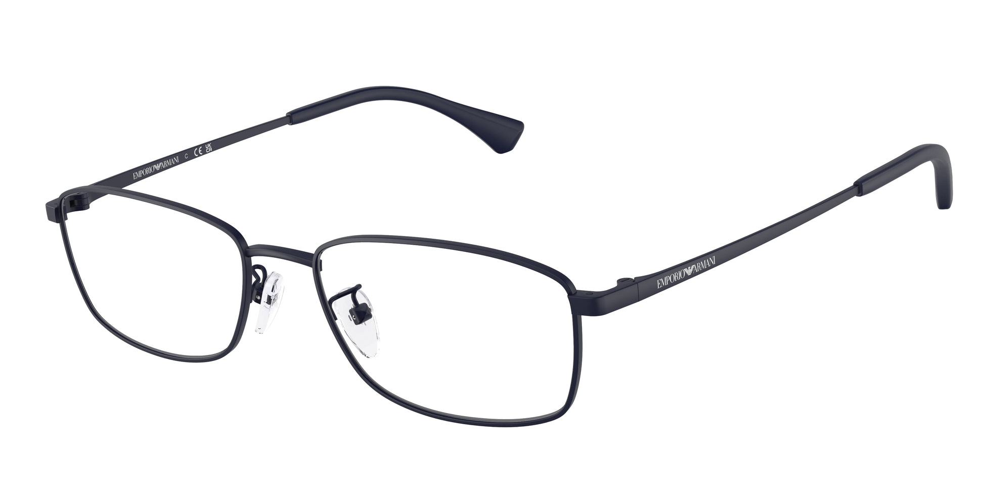Emporio Armani EA1169D Pillow Eyeglasses  3160-Matte Blue 55-145-18 - Color Map Blue