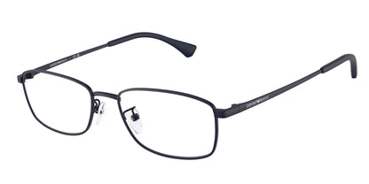 Emporio Armani EA1169D Pillow Eyeglasses  3160-Matte Blue 55-145-18 - Color Map Blue