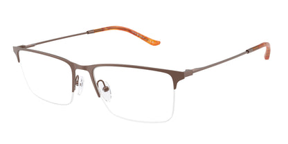 Emporio Armani EA1171 Rectangle Eyeglasses  3004-Matte Bronze 57-145-18 - Color Map Copper