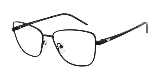 Emporio Armani EA1172 Irregular Eyeglasses  3001-Matte Black 55-140-16 - Color Map Black