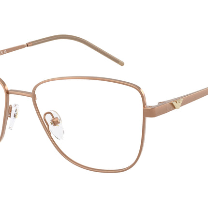 Emporio Armani EA1172 Irregular Eyeglasses  3400-Matte Tundra 55-140-16 - Color Map Brown