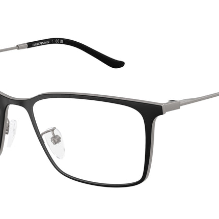 Emporio Armani EA1173D Pillow Eyeglasses  3051-Matte Black 55-145-17 - Color Map Black