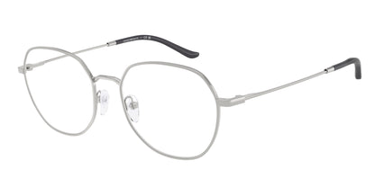 Emporio Armani EA1174D Round Eyeglasses  3015-Shiny Silver 54-145-18 - Color Map Silver