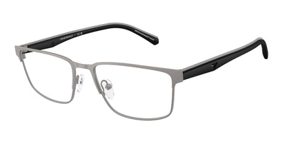 Emporio Armani EA1175 Rectangle Eyeglasses  3003-Matte Gunmetal 56-145-18 - Color Map Grey