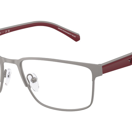 Emporio Armani EA1175 Rectangle Eyeglasses  3032-Matte Gunmetal 56-145-18 - Color Map Grey