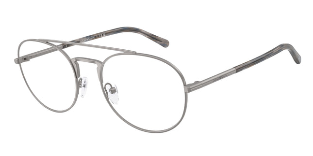 Emporio Armani EA1178 Pilot Eyeglasses  3003-Matte Gunmetal 55-145-20 - Color Map Grey