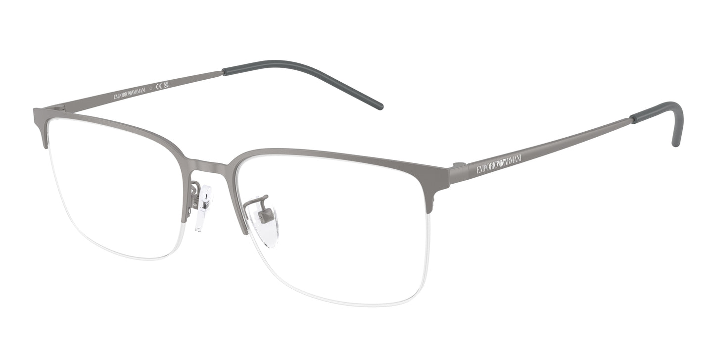 Emporio Armani EA1179D Irregular Eyeglasses  3003-Matte Gunmetal 56-145-18 - Color Map Grey
