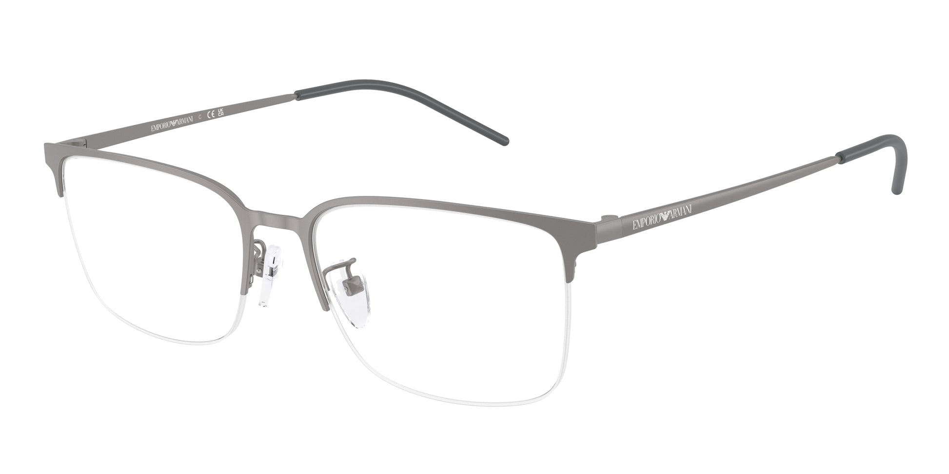 Emporio Armani EA1179D Irregular Eyeglasses  3003-Matte Gunmetal 56-145-18 - Color Map Grey