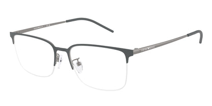 Emporio Armani EA1179D Irregular Eyeglasses  3010-Matte Grey 56-145-18 - Color Map Grey