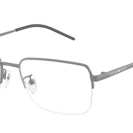 Emporio Armani EA1180D Pillow Eyeglasses  3003-Matte Gunmetal 56-145-18 - Color Map Grey