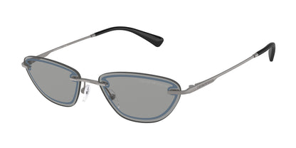 Emporio Armani EA2158 Cat Eye Sunglasses  3003/1-Matte Gunmetal 57-140-16 - Color Map Grey