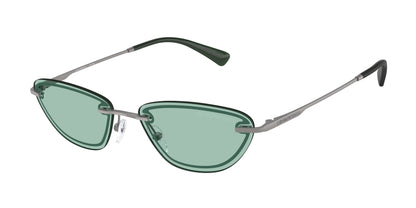 Emporio Armani EA2158 Cat Eye Sunglasses  3003/2-Matte Gunmetal 57-140-16 - Color Map Grey