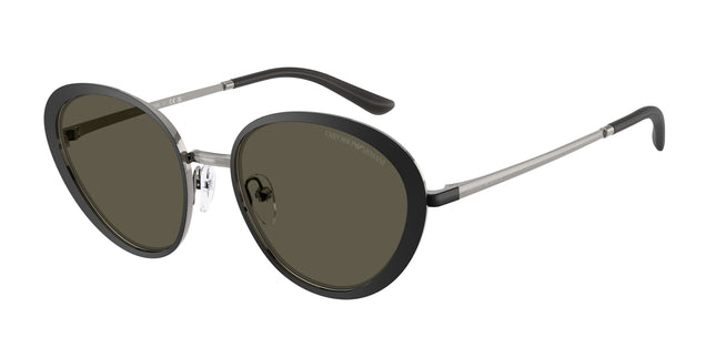 Emporio Armani EA2177 Irregular Sunglasses  300187-Matte Black 51-140-18 - Color Map Black