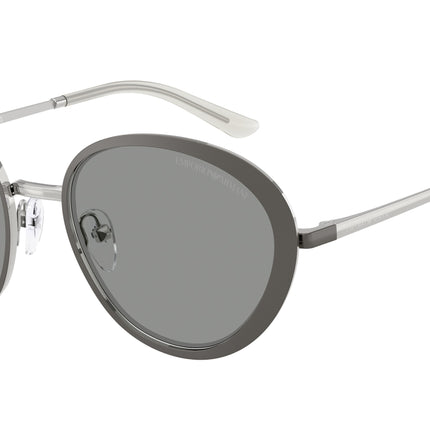 Emporio Armani EA2177 Irregular Sunglasses  3003/1-Matte Gunmetal 51-140-18 - Color Map Grey