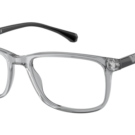 Emporio Armani EA3098 Rectangle Eyeglasses  5029-Transparent Grey 53-140-18 - Color Map Grey